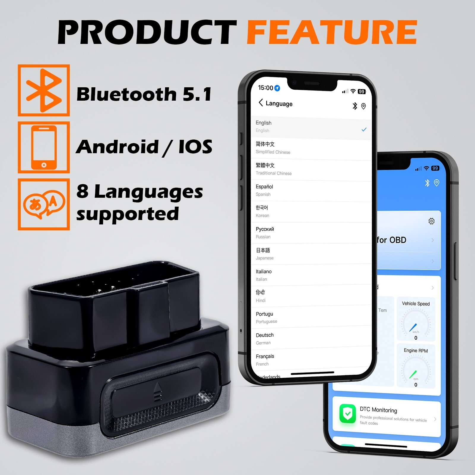 2025 NEW FNIRSI OBD2 Scanner Code Reader Full System Car Diagnostic Tool