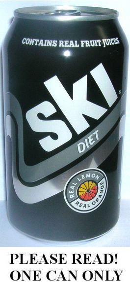 Chattanooga Tennessee's DIET SKI  Lemon-Orange FULL NEW USA 2025 Double Cola