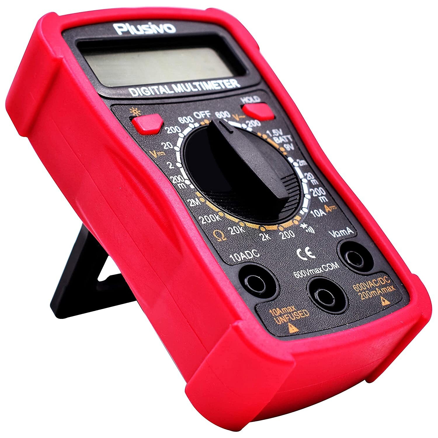 Plusivo Multimetro Digital Professional Automotriz Voltimetro Amperimetro Carro