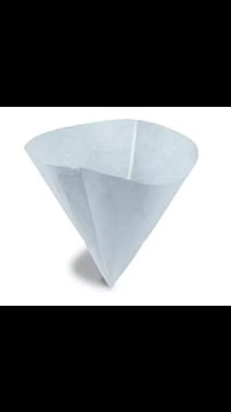 10" Shortening Oil Cone Filters, Filtering, Frying Grease Deep Fryer Filter 50ct