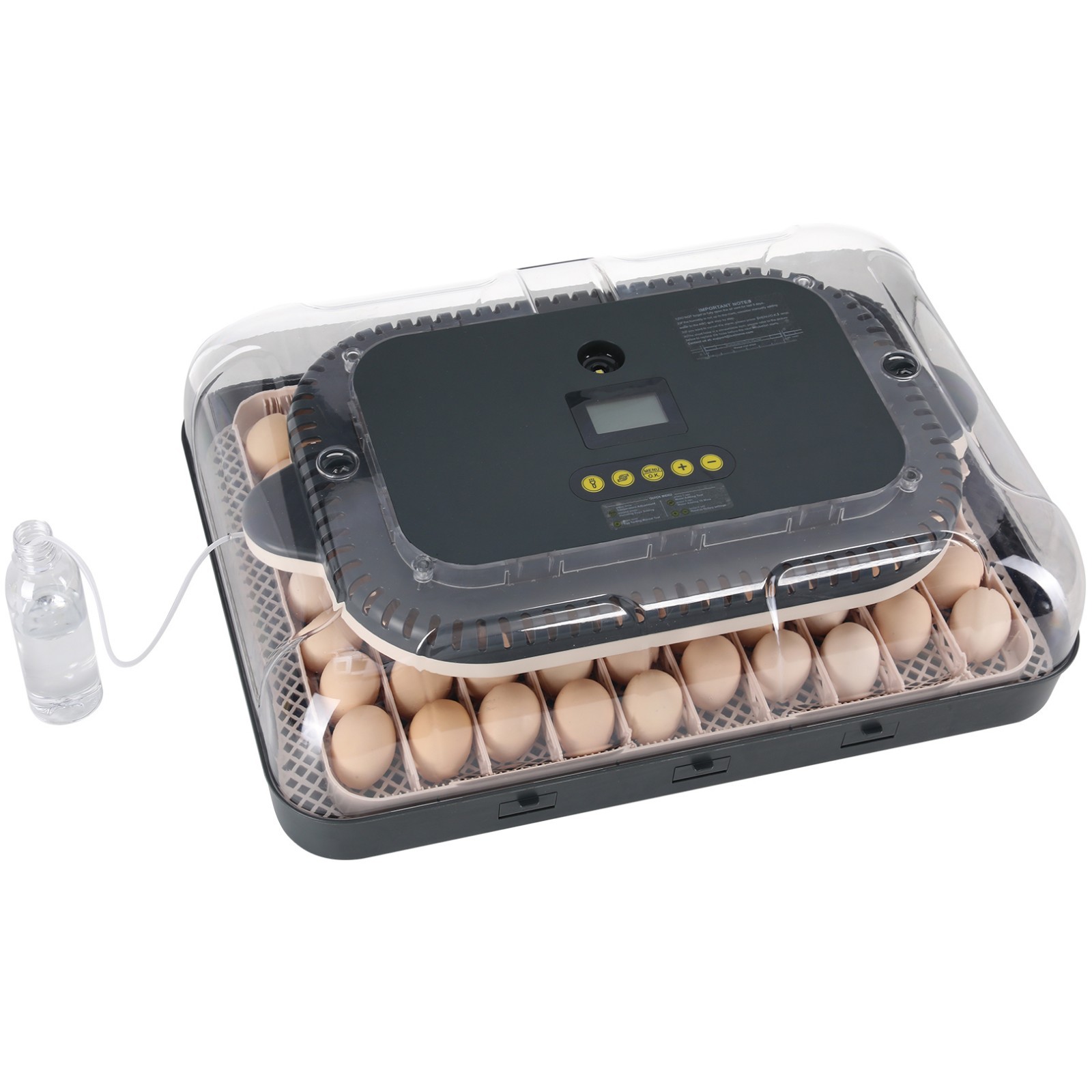 Fully Automatic 70 Egg Incubator Temperature Control Digital Chicken Egg Hatcher