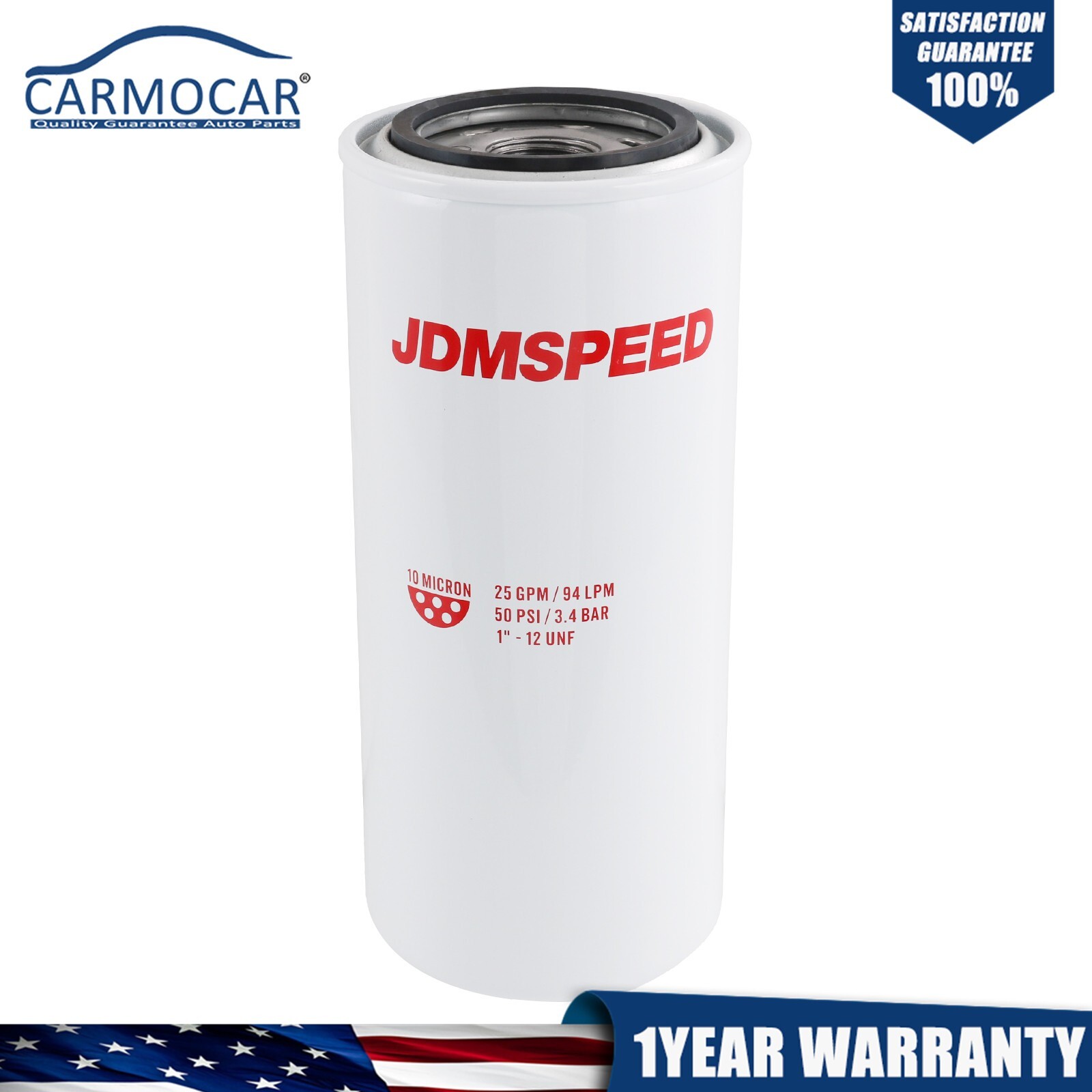 Fill-Rite F1810PM0 18 GPM 1-12UN 10 Micron 50PSI Particulate Spin On Fuel Filter