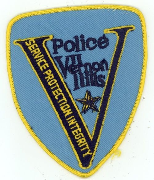 ILLINOIS IL VERNON HILLS POLICE NICE SHOULDER PATCH SHERIFF