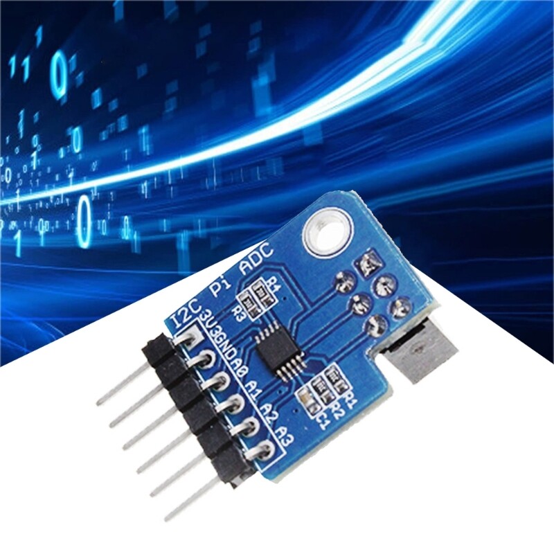 16 Bit I2C Module for RPi 4B/3B+/3B ADC 4 Channel Development Board