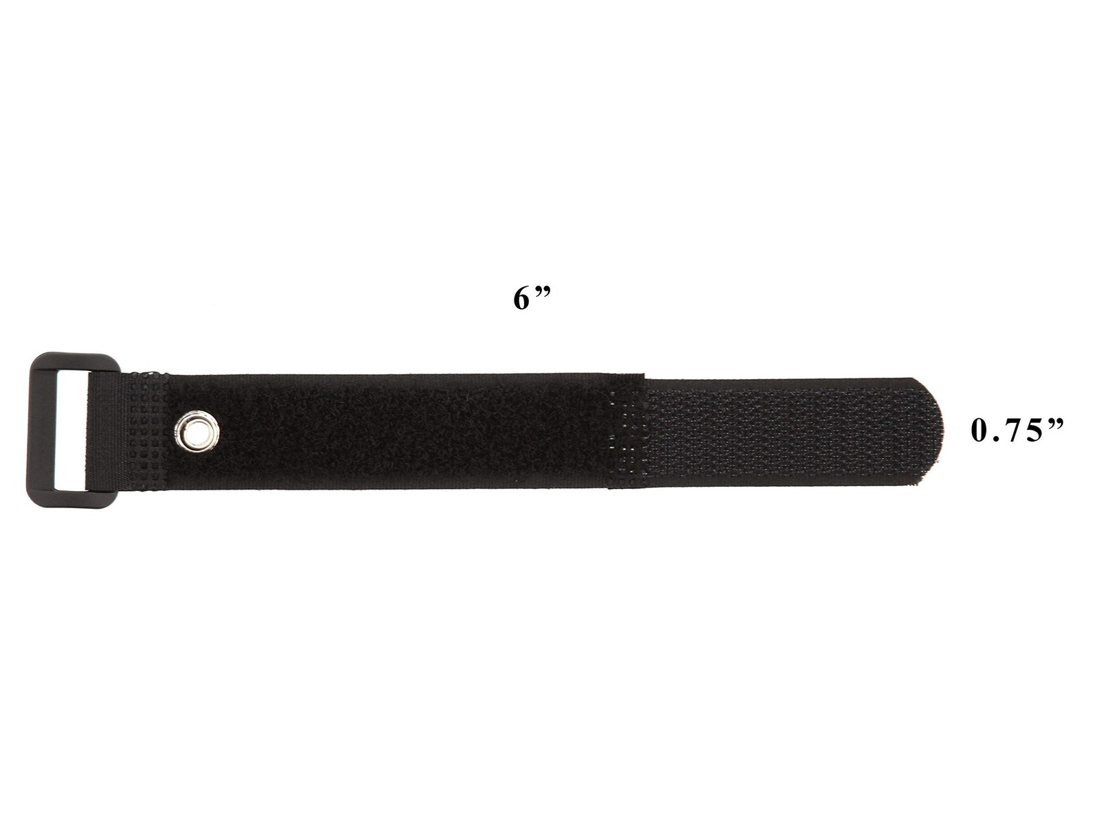6 Inch Cinch Straps with Eyelet - 5 Pack