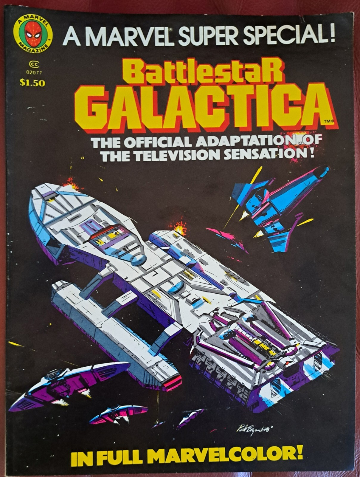 Marvel Super Special No.8 Battlestar Galactica Comic - 1978 Oversized