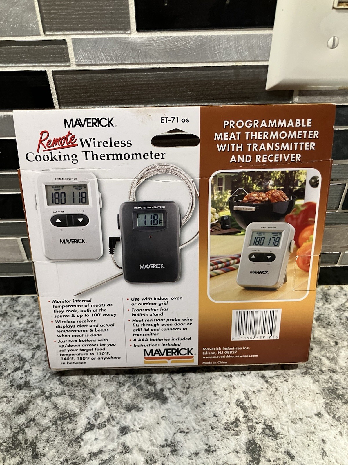 Maverick Remote Wireless Cooking Thermometer New!