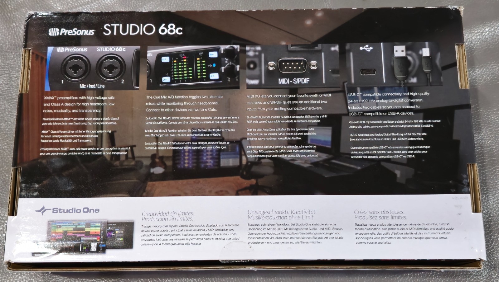 PreSonus Studio 68C 6x6 USB-C Audio / MIDI Interface