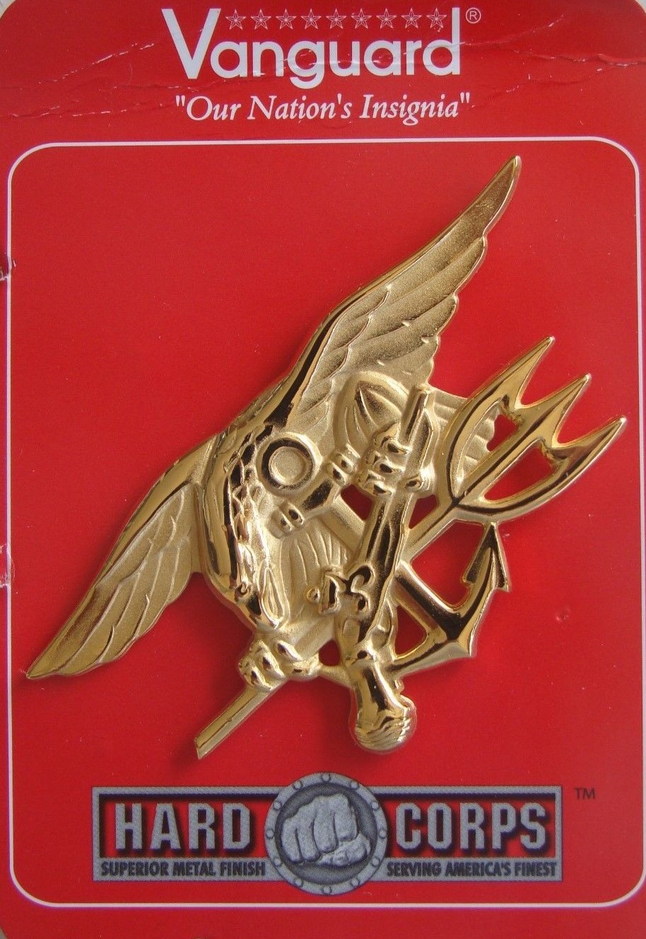 USN US NAVY NAVAL SEAL SPECIAL WARFARE OPERATOR FULL SIZE QUALIFICATION BADGE G