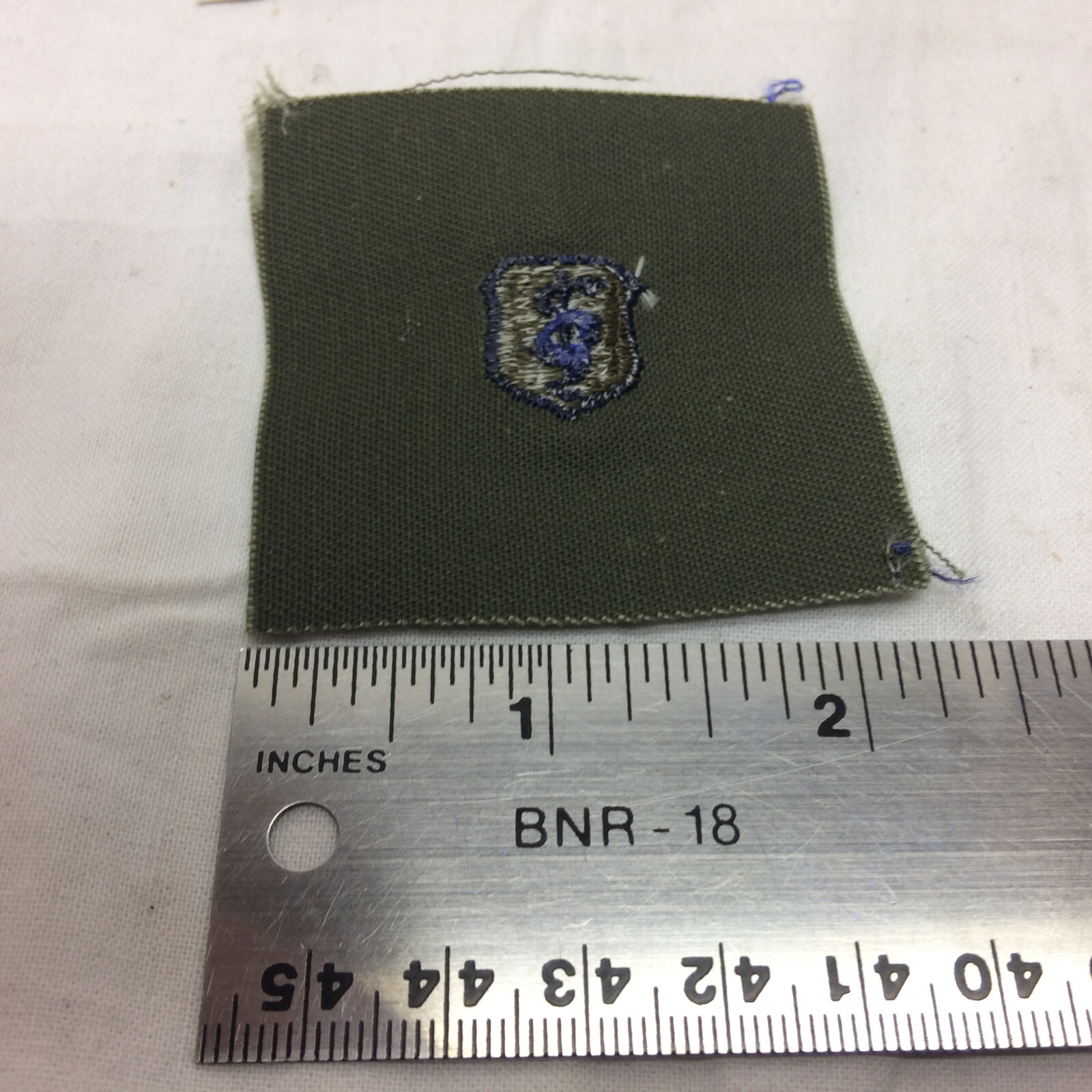 Vintage Military Patch Air Force  Dentist Olive Variant