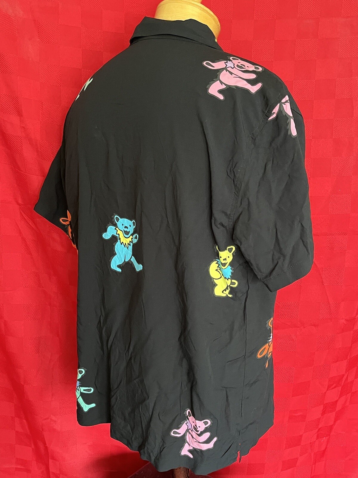 NEW NWOT Grateful Dead Jimmy Dead Bears AOP Button Down Size Small Med