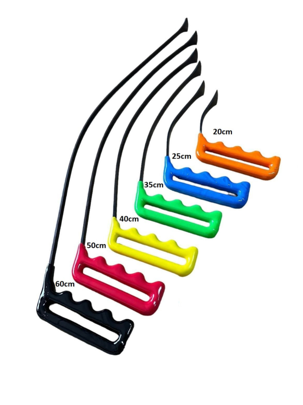 Paintless Dent Repair Tools Whaletails Set - Curved 6 pcs