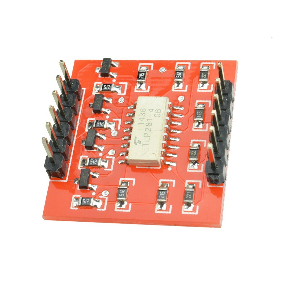 TLP281 4 Channel Optical Coupler Isolation Module High/Low Level Expansion Board