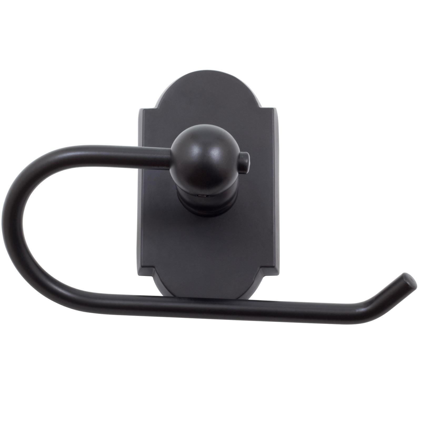 Laredo European Paper Holder, Matte Black by Stone Harbor Hardware