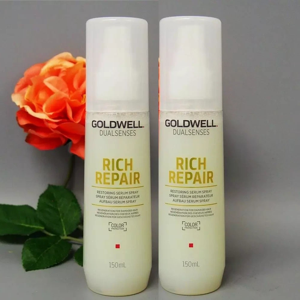 2 PACK Goldwell Dualsenses RICH REPAIR Restoring Serum SPRAY 150ml / 5oz