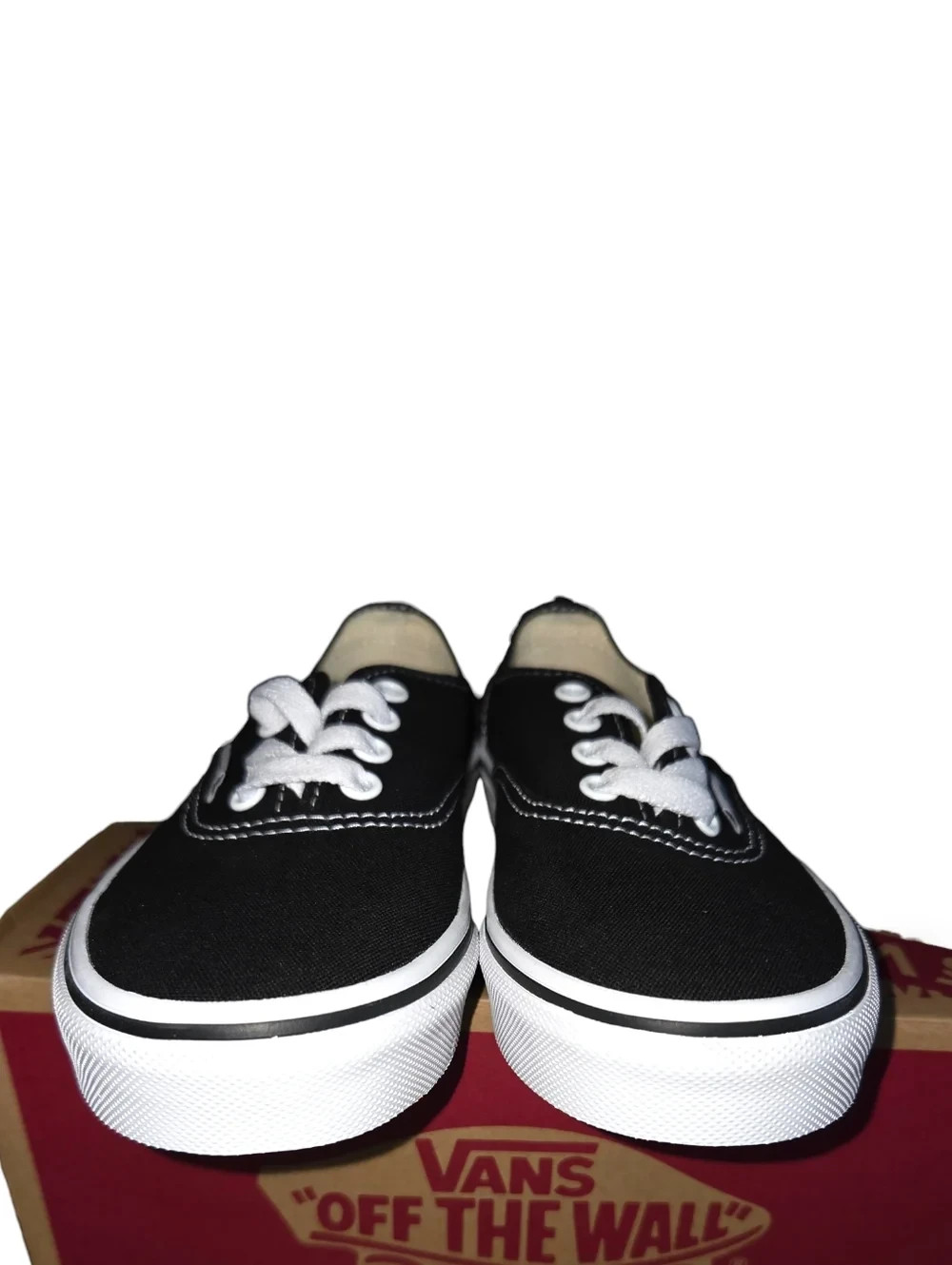Vans Kids Authentic Skate Shoe - Black