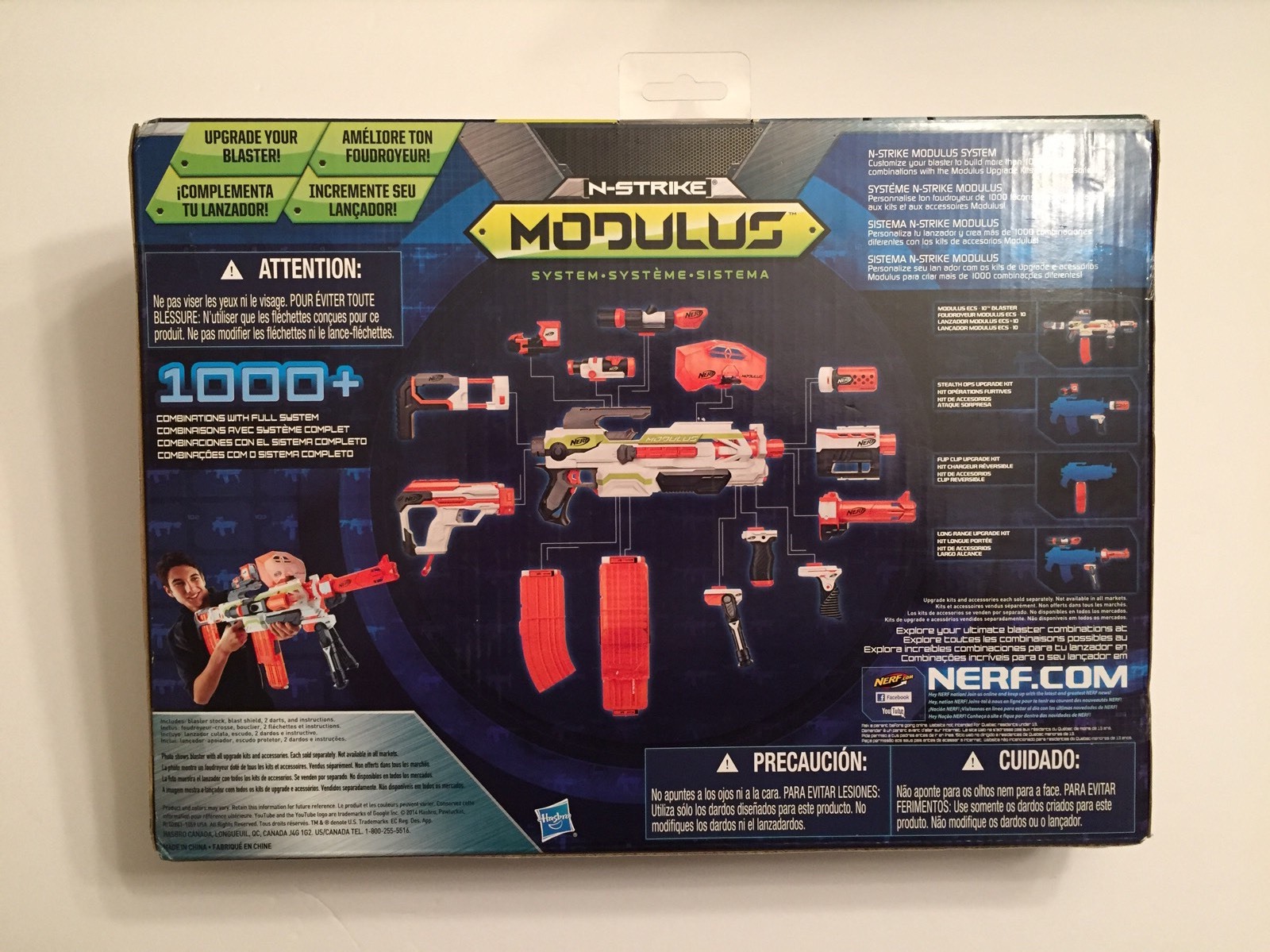NERF Modulus Strike and Defend Upgrade Kit New in Box