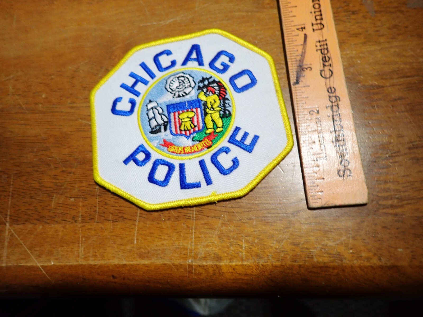 VINTAGE CHICAGO ILLINOIS COLLECTIBLE OBSOLETE SHOULDER  PATCH BX 11 #32