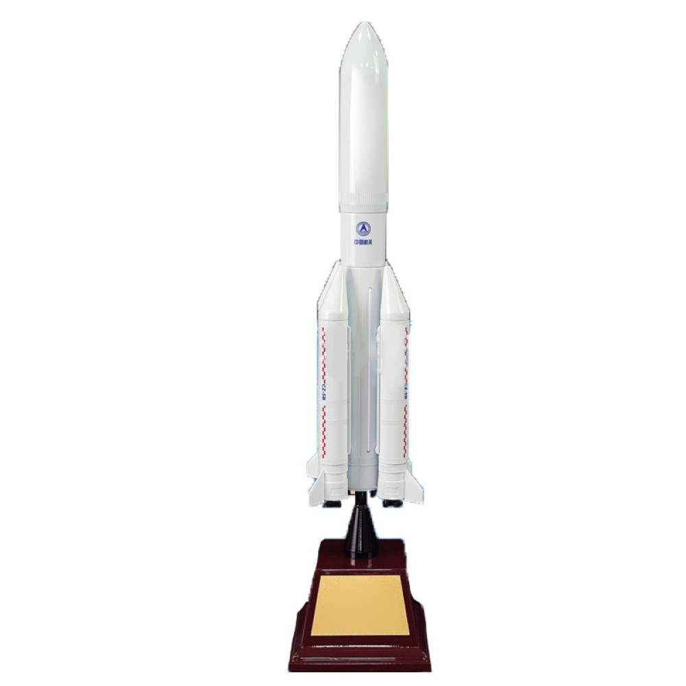 1/300 Display CZ-5B Long March 5B Rocket Model Simulation Alloy Spacecraft Scene