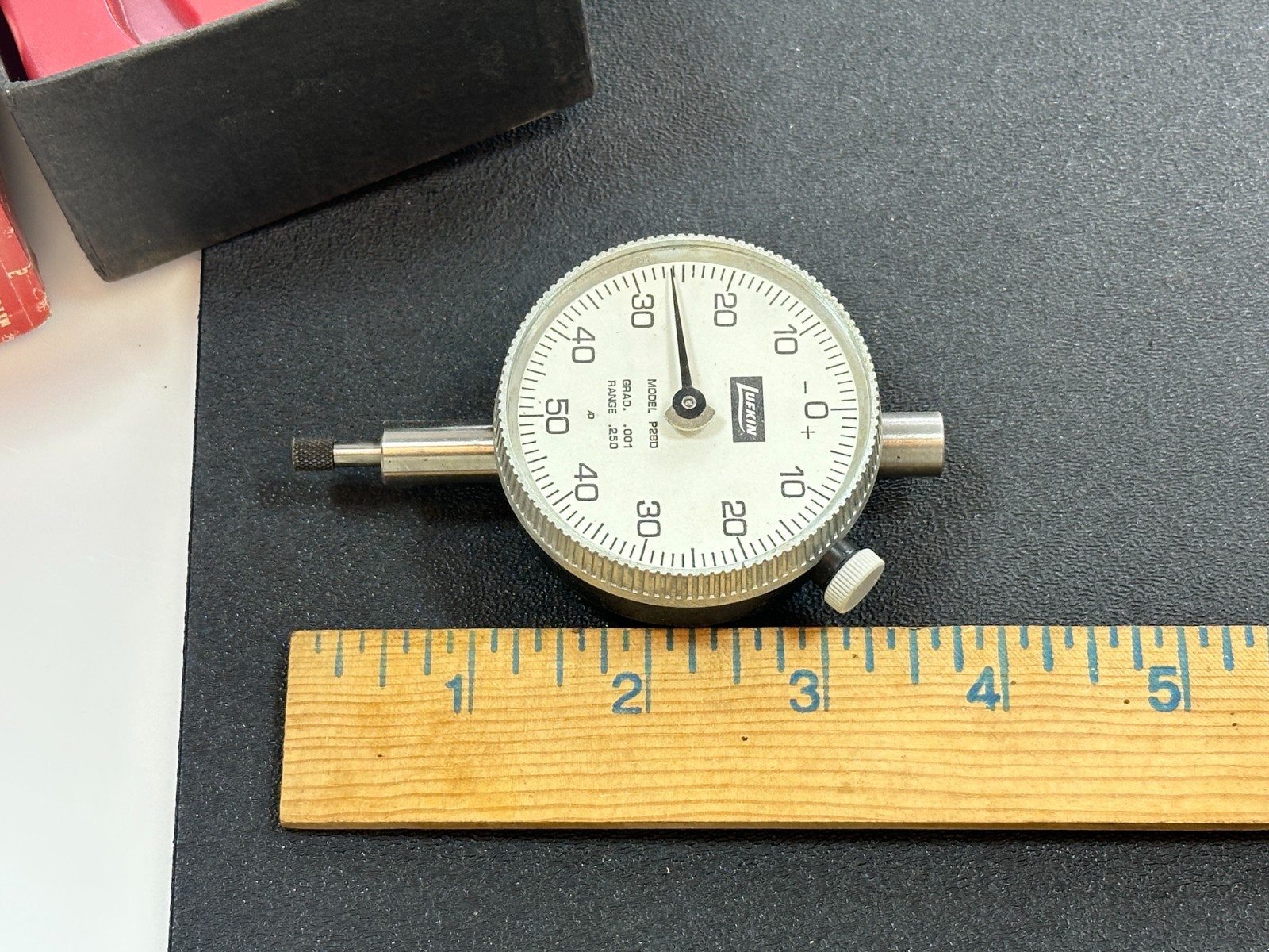 Lufkin Dial Indicator, Model P28D, GRAD .001 & Range .250