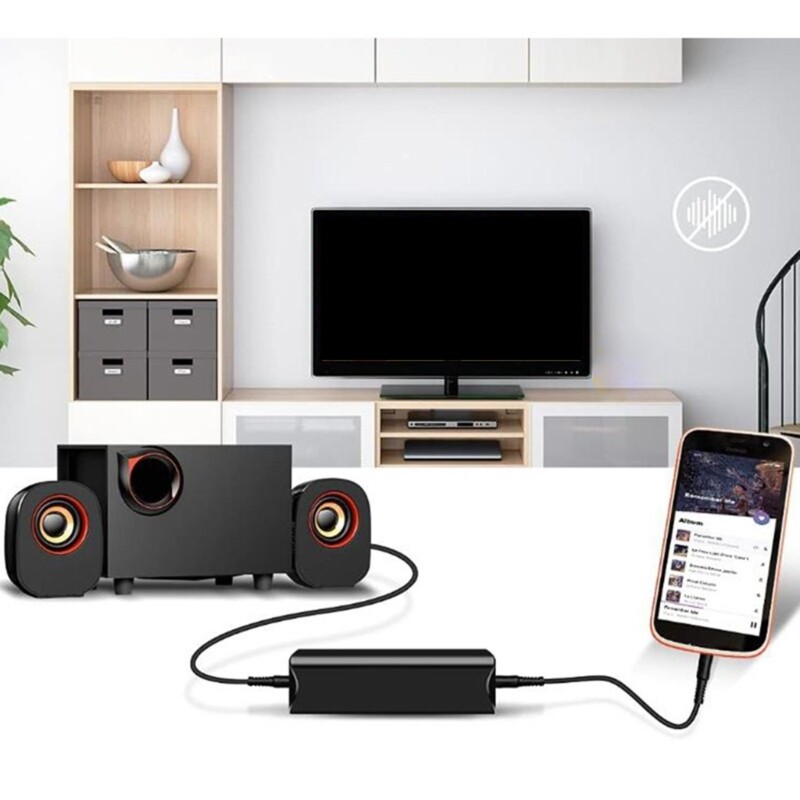 3.5mm Auditory Noise Filter Isolator Improved Auditory Sound in Car and Homes