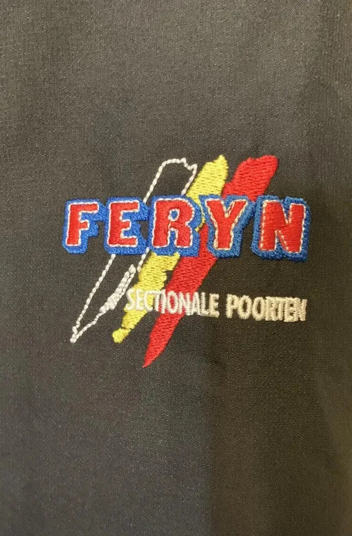 Feryn Sectionale Poorten Mens Sz L Cycling Vest Full Zip Sleeveless Black Rare