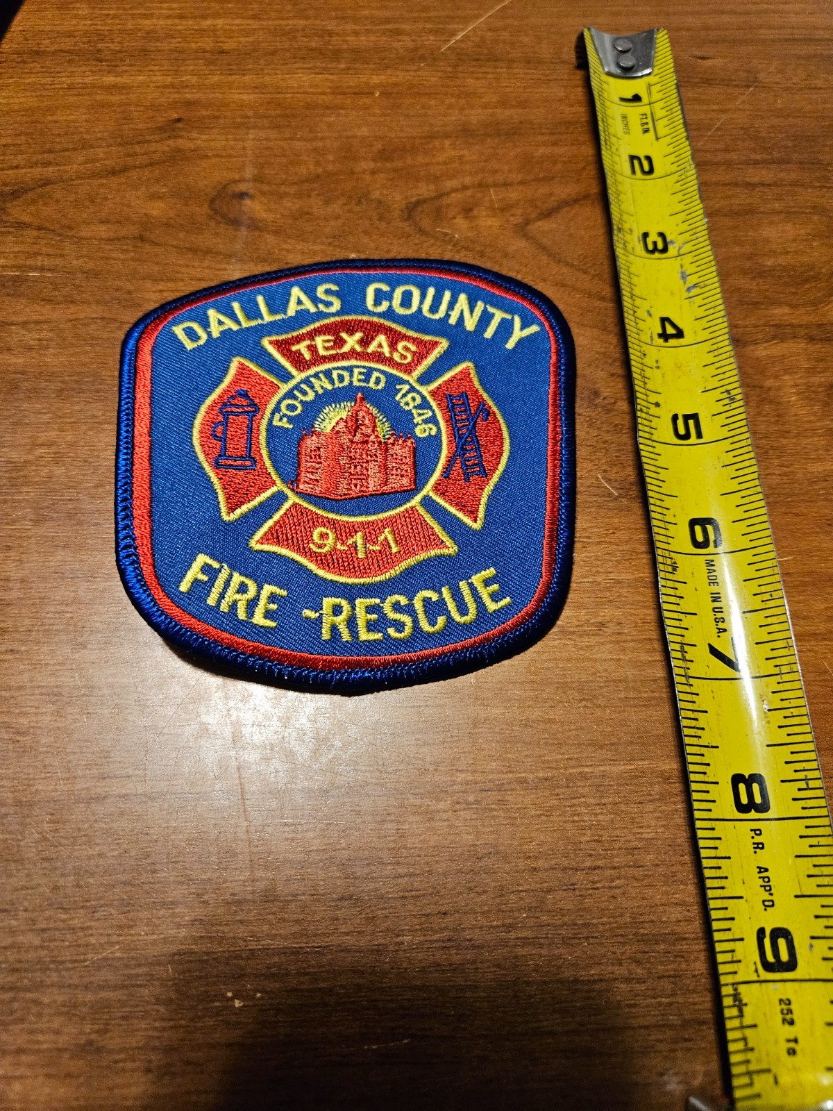Dallas County TEXAS -Fire & Rescue Department (Founded 1846) patch