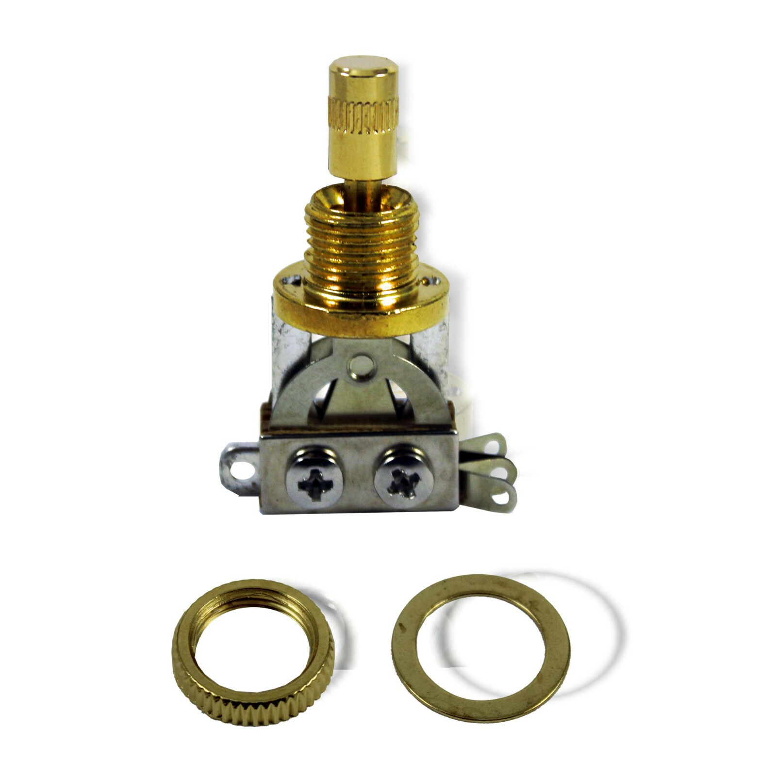 Switch Toggle 3 Way Gold with Gold Barrel Knob 081300GD