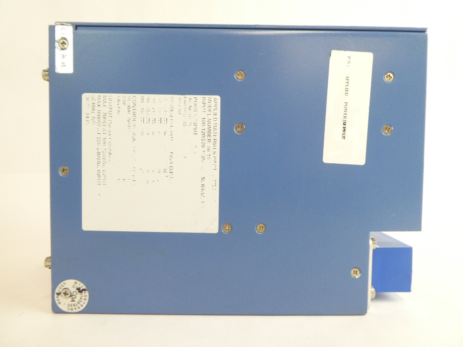 AMAT Applied Materials Rack Mount Power Supply HF10 Working Surplus