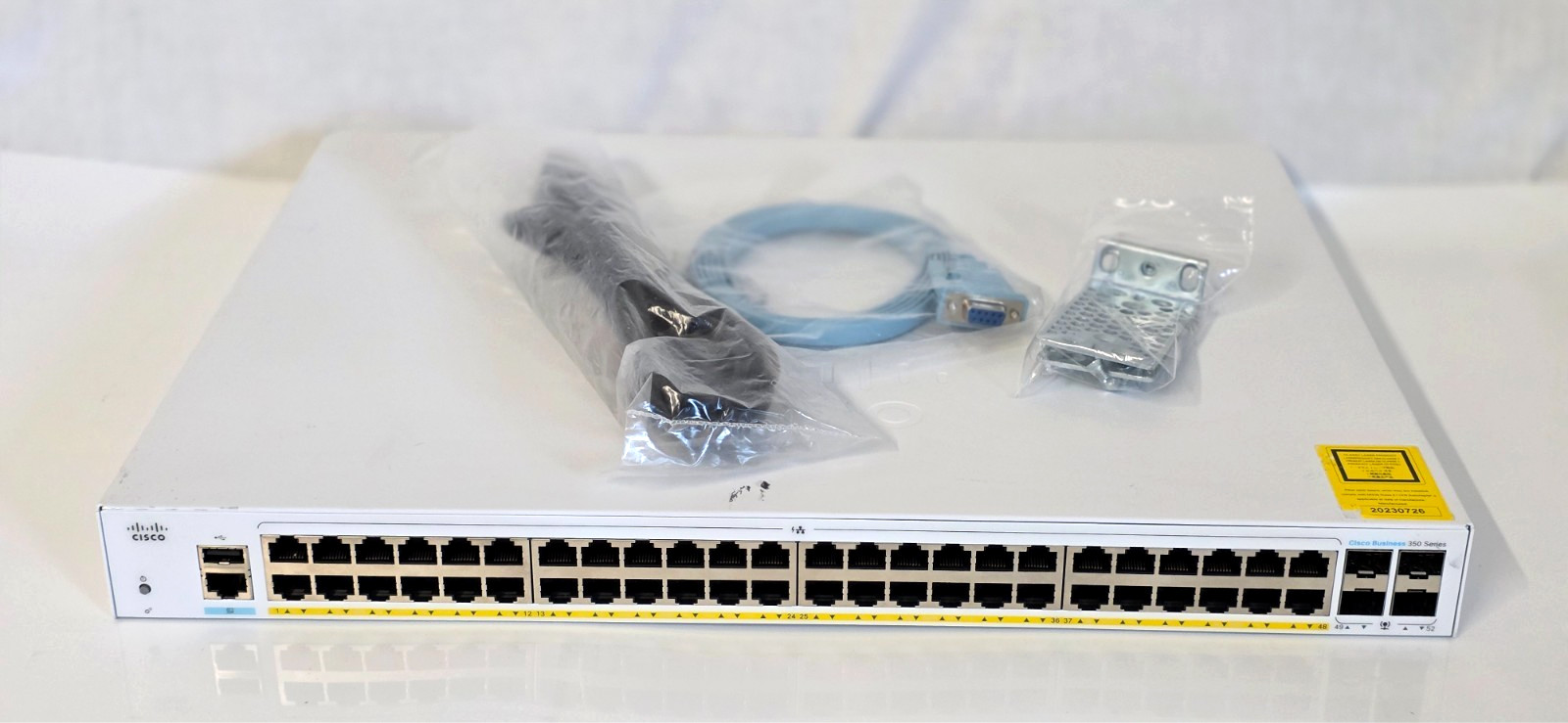 Cisco Business Series CBS350-48P-4G 48 Port Gigabit PoE 4 SFP 1G Network Switch