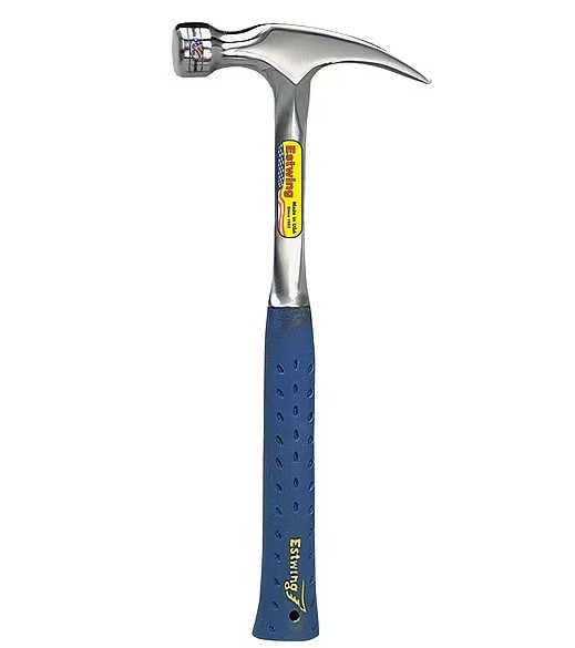 Estwing E3-16S 13 inch Claw Hammer - Blue/Silver