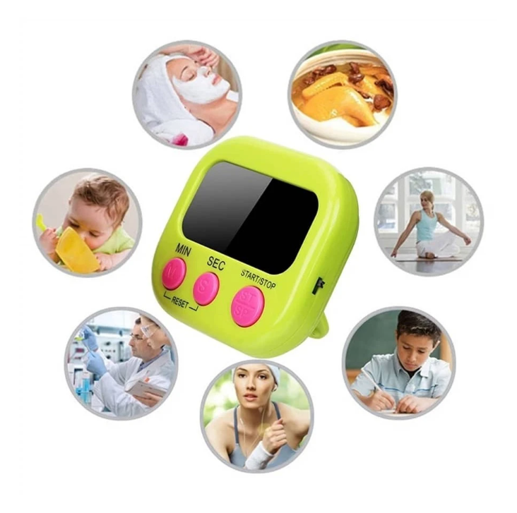 Portable Visual Timer - Electronic Stopwatch for Students, Kids, and Kitchen Use