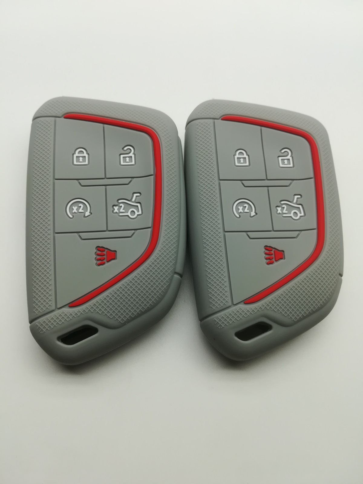 2*Silicone Key Cover for 2020 2021 2022 2023 2024 2025 Cadillac CT4 Cadillac CT5