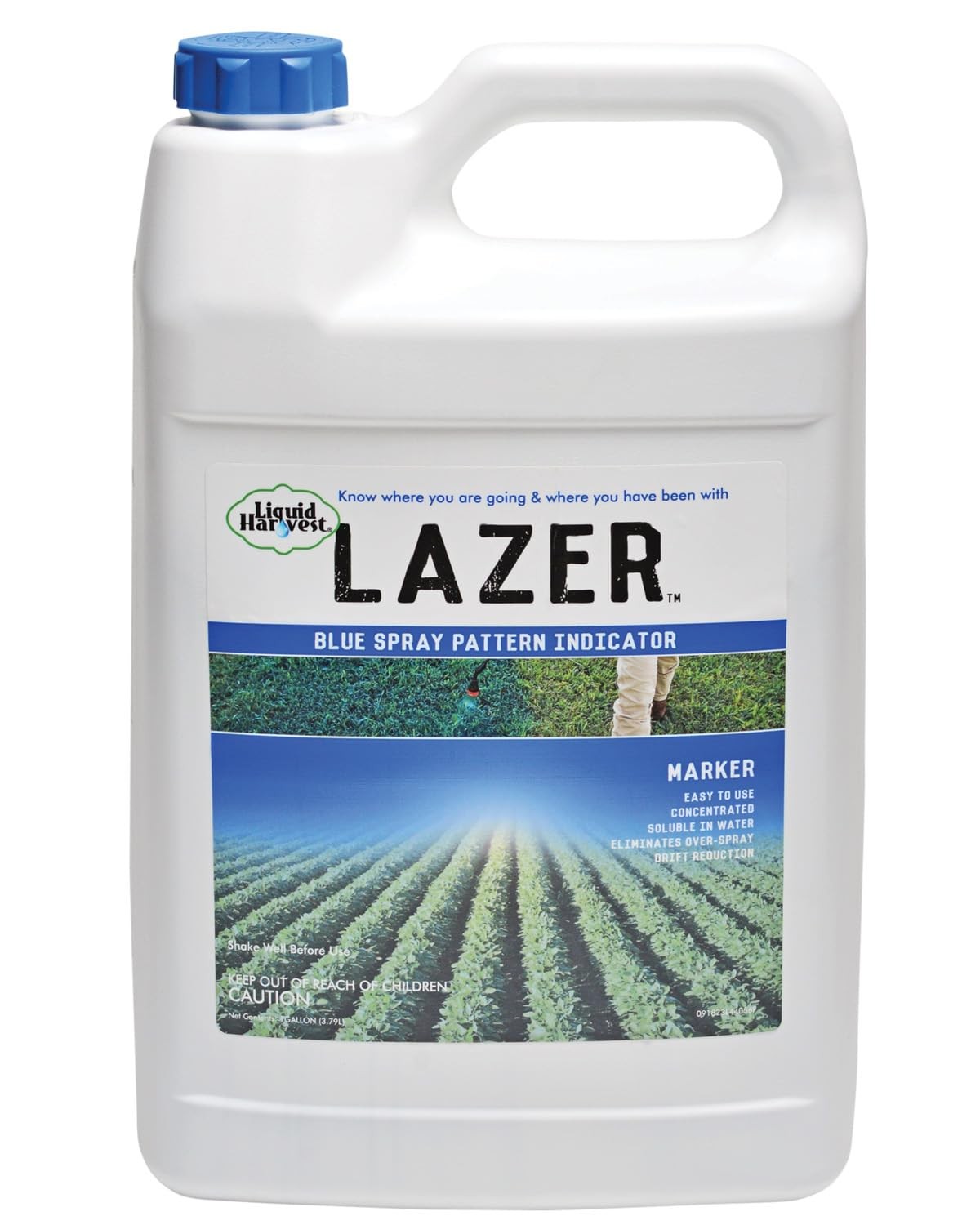 Liquid Harvest Lazer Blue Concentrated Spray Pattern Indicator 1 Gallon,