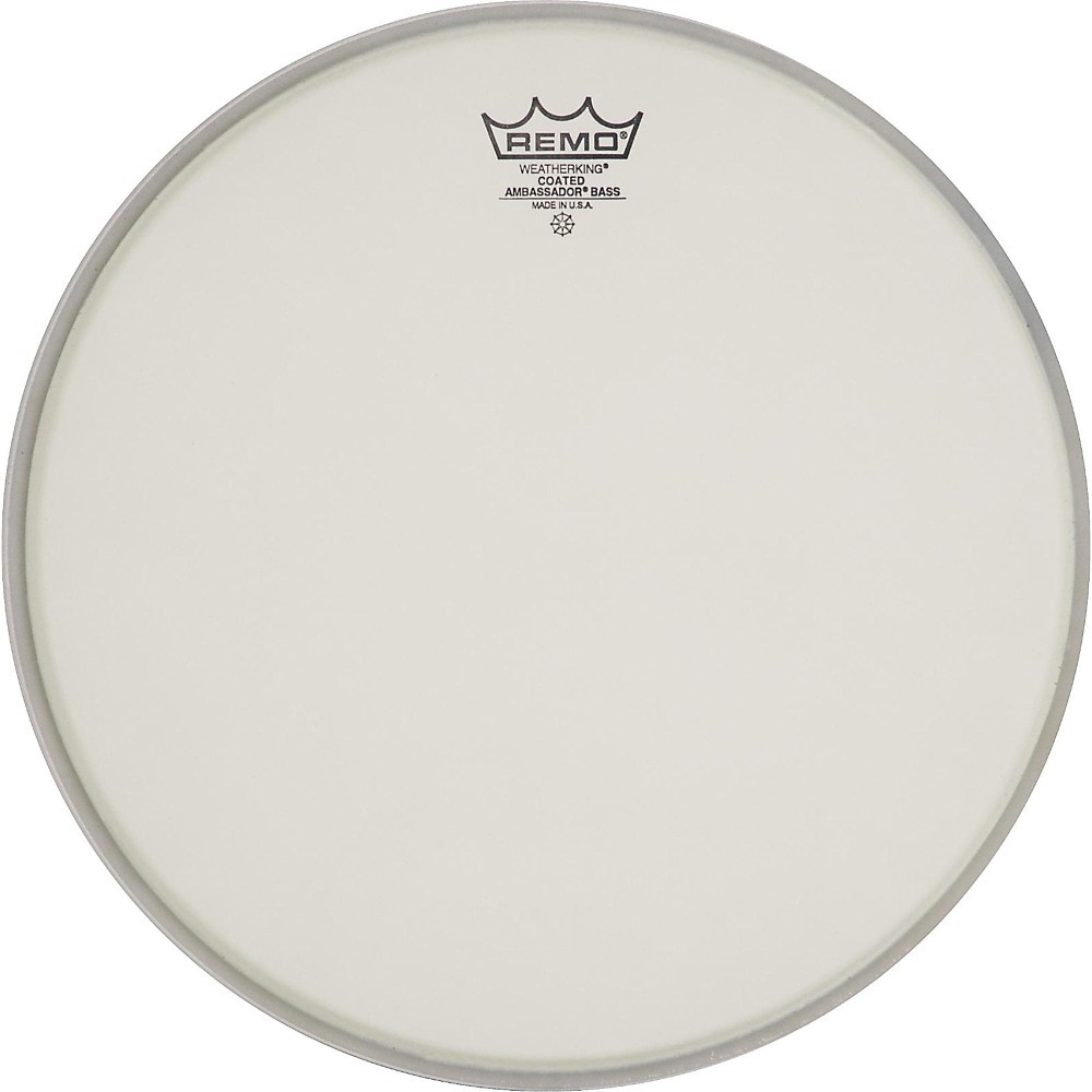 Remo Ambassador Coated Bass Drum Heads 22 in.