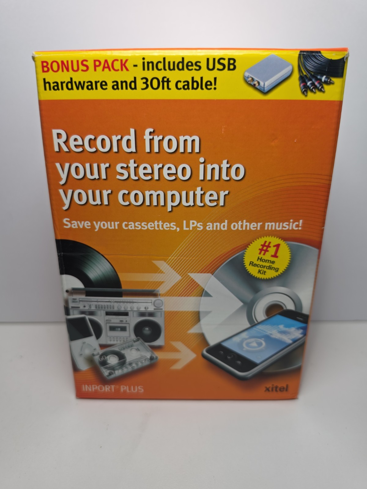 Xitel Record From Your Stereo To Your Computer Inport Deluxe Audio Recording Kit