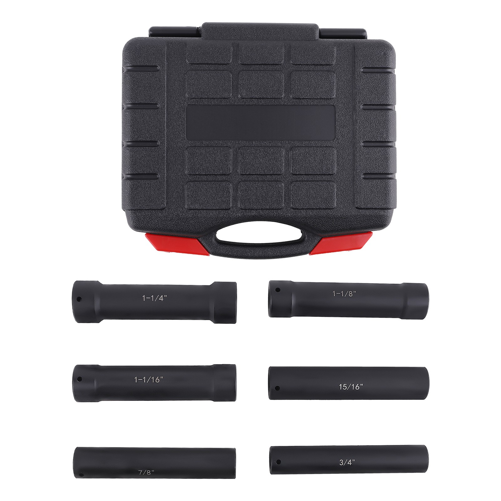 6-1/2" Drive Heavy Duty Extended Length Extra-Deep Length Impact Socket Set QME