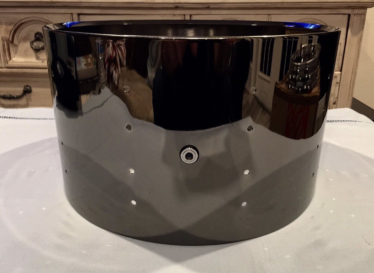 NEW DW Collector’s Series 14x8 Black Nickel over Brass Snare Drum Shell Workshop