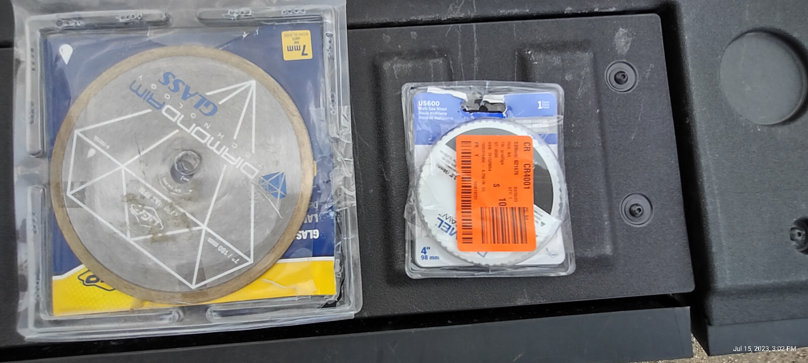 RIDGID 7" Continuous Diamond Blade HD-CT70CP X2 PLUS OTHER 2 BLADES