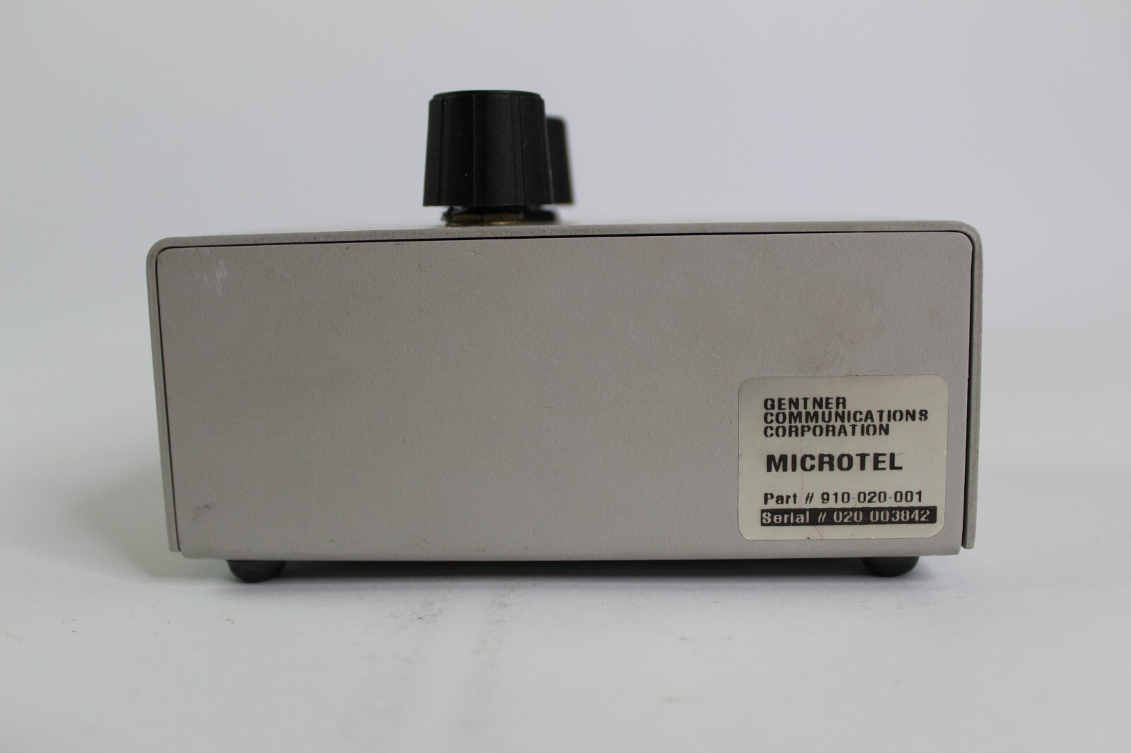 Gentner Microtel Model 910-020-001 Broadcast Handset Interface Recording Patch