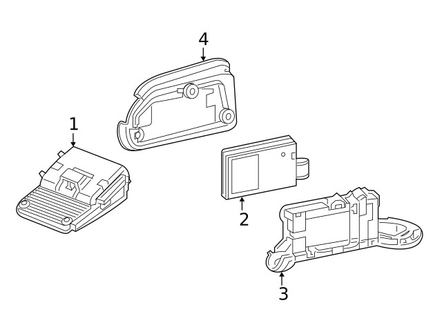 Genuine Acura Camera Assembly Monocular 36160-TZ6-A04