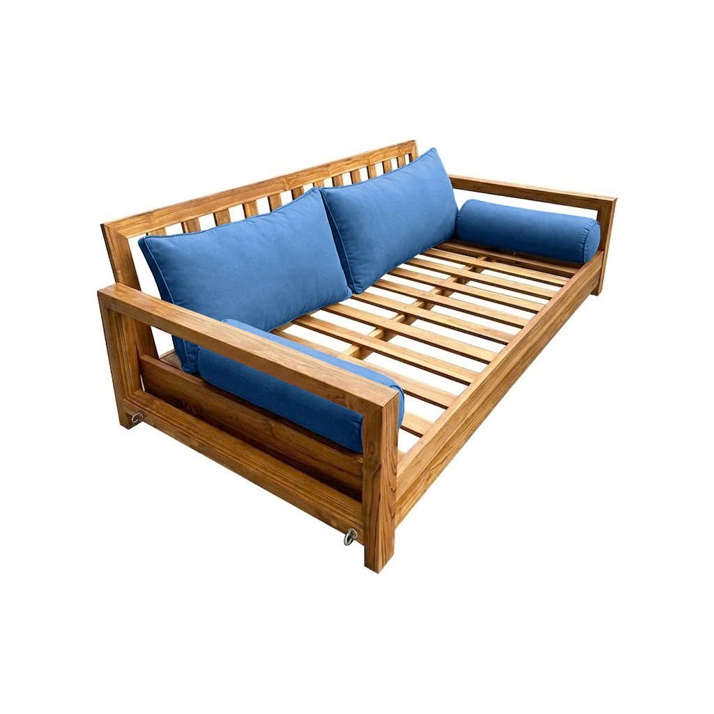 |COVER ONLY| STYLE 2 Twin Bolster Pillow Daybed Porch Swing Pipe Trim AD102