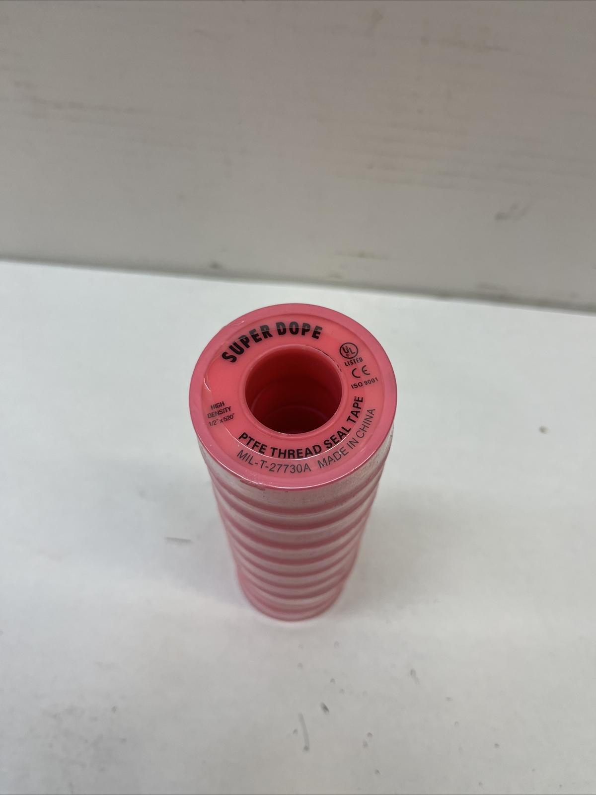 (LOT OF 10) TEFLON PINK TAPE PTFE 1/2" X 520" HIGH DENSITY EALANT SUPER DOPE