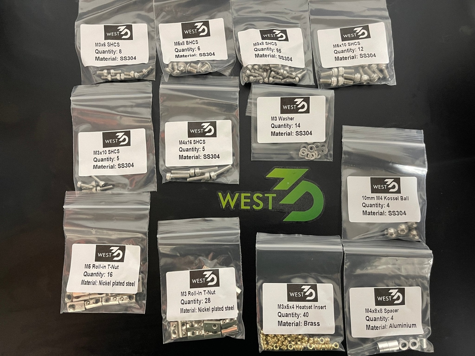 BDF ZeroG Hydra Ender Conversion Fastener Kit (Zero G)