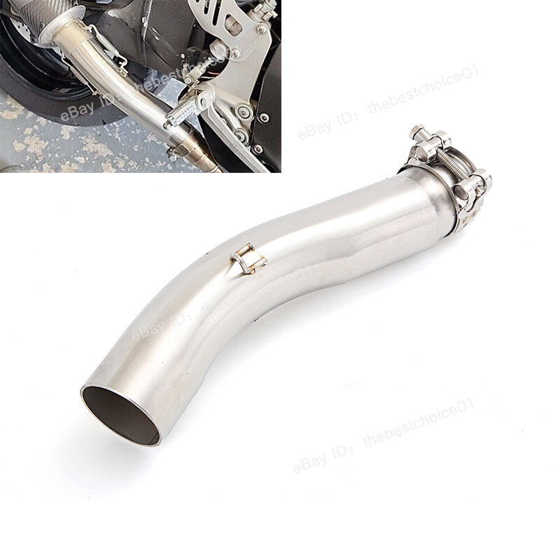 For Suzuki GSXR 600 750 2008-2010 Motorcycle Mid Exhaust Link Pipe Connect 51mm