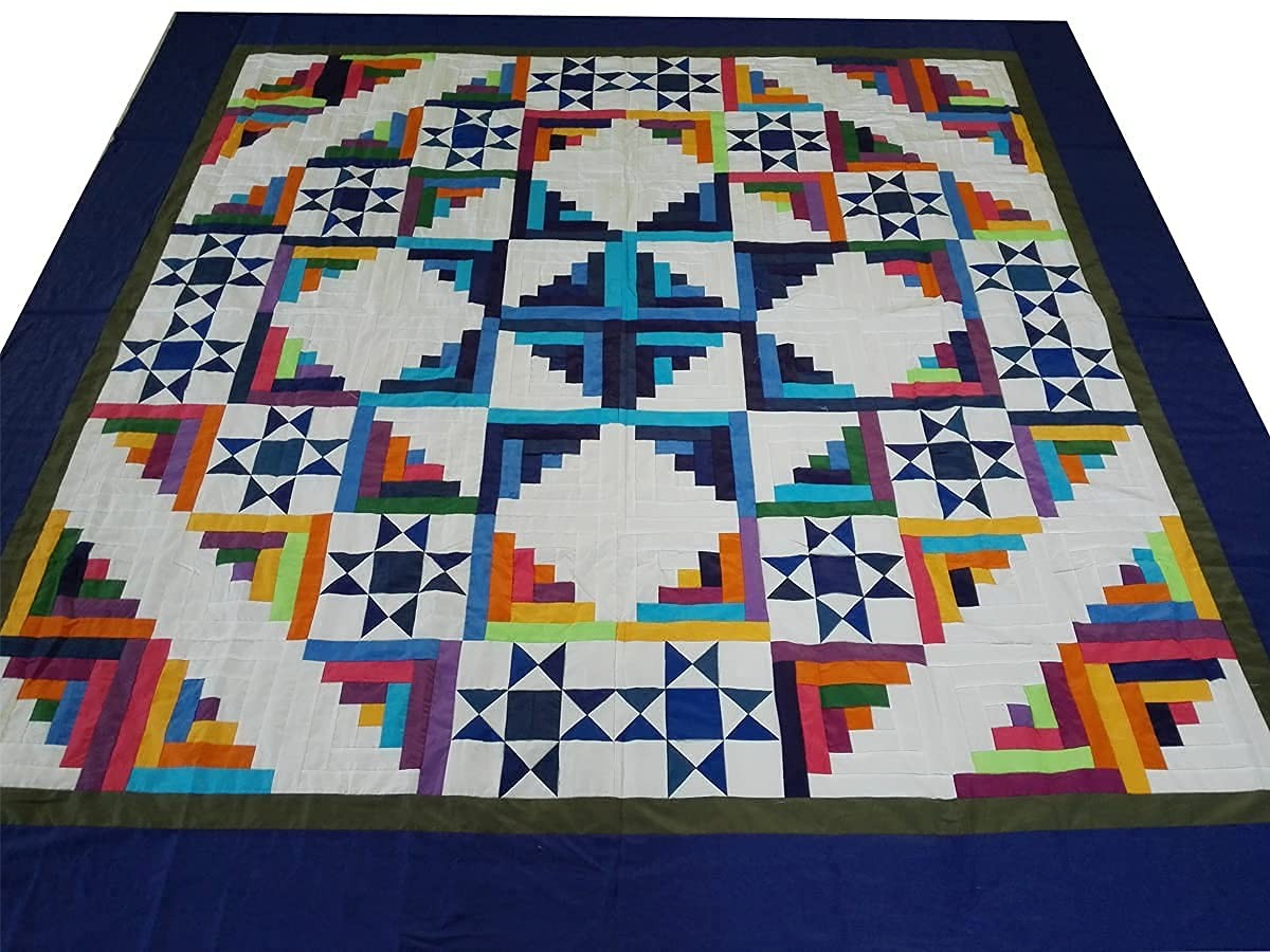 50pcs 12 x 12 inch Multicolor Cotton Fabric Bundle Solid 12 X 12,