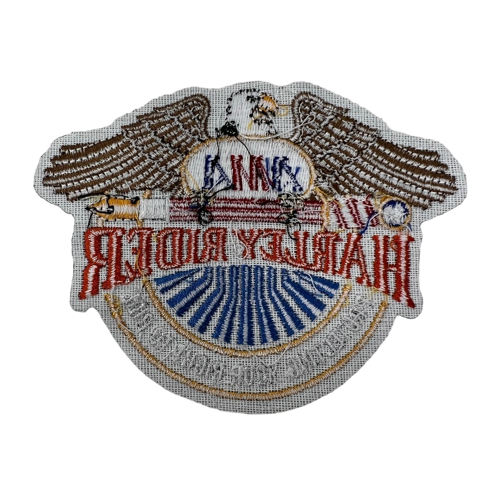 Harley Davidson Patch with Eagle AMA Protecting Your Right to Ride