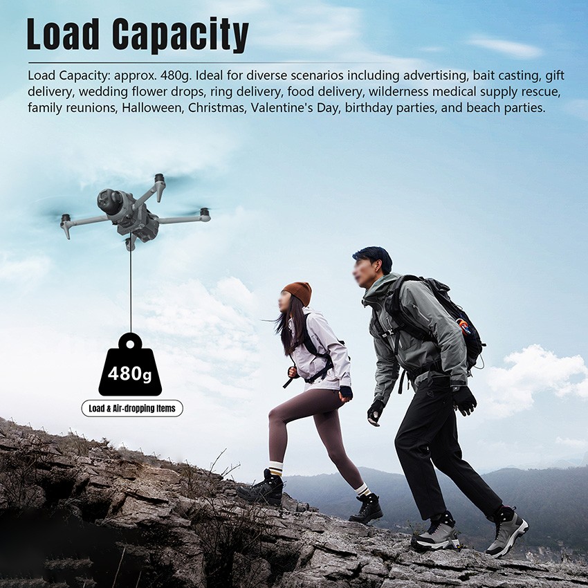 Drone Dropping Payload Delivery Thrower Dropper Device for DJI Mavic 4 Pro
