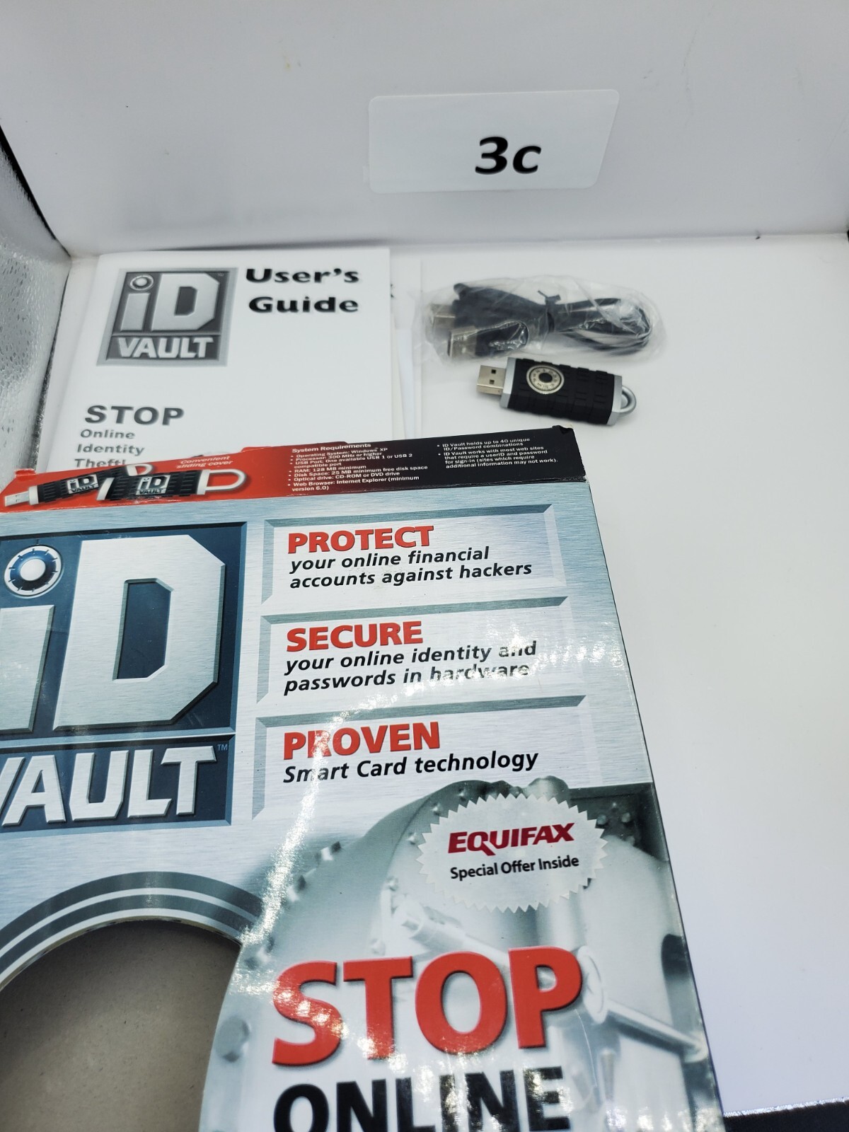 ID Vault Guard ID Systems STOP ONLINE IDENTITY THEFT Windows XP Secure Passwords