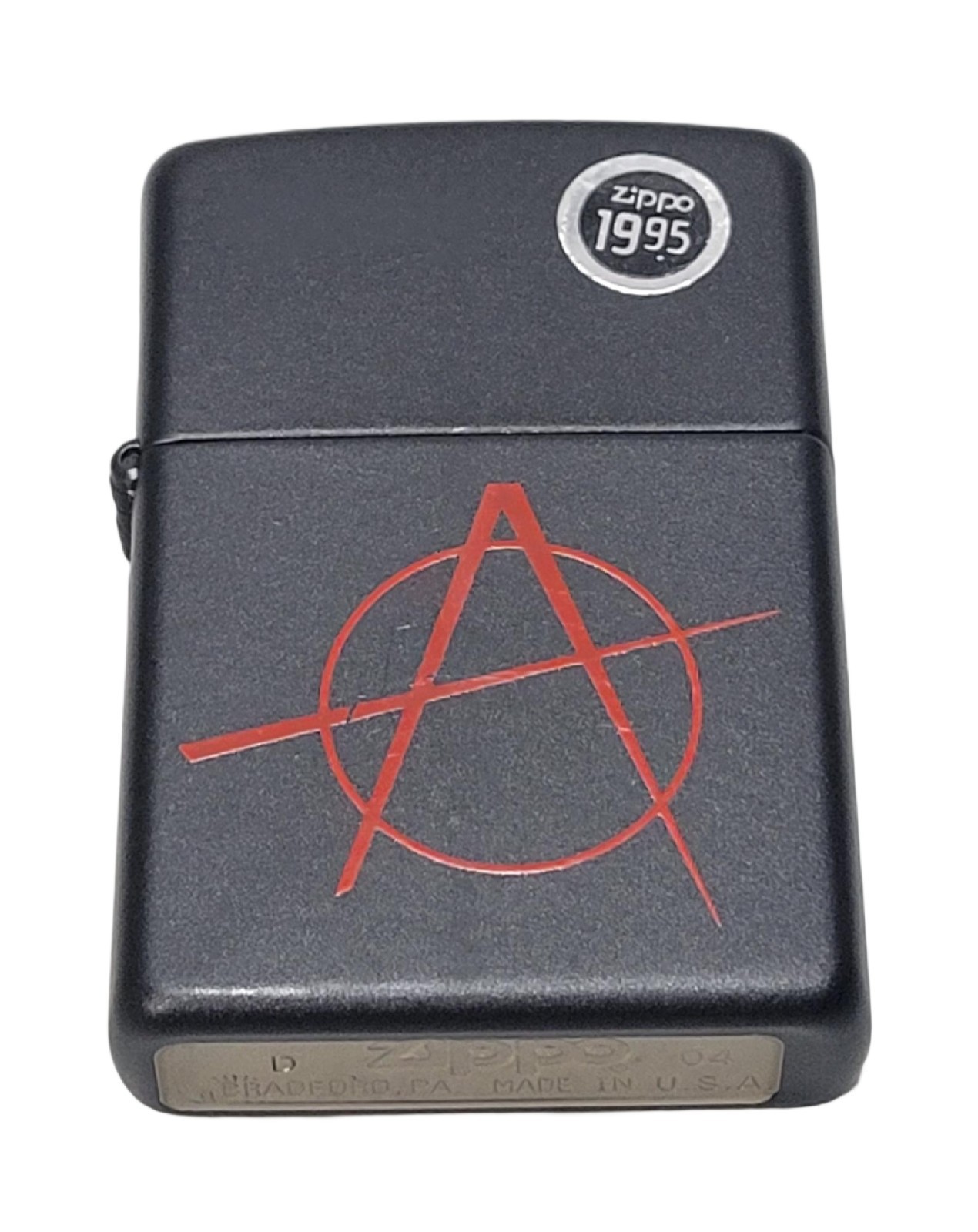 Zippo Anarchy Black Matte Lighter 2004